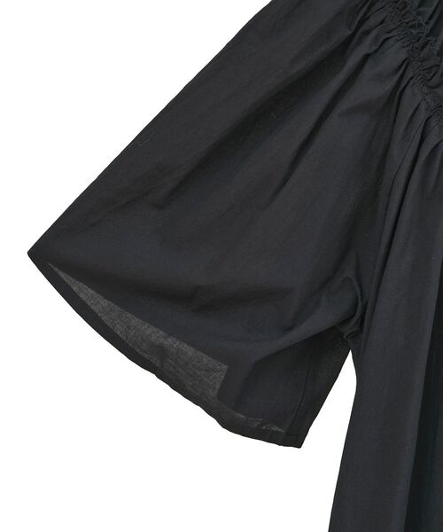 earth music&ecology（アースミュージックアンドエコロジー）の「ギャザーロングワンピース（ワンピース・レディース・ホワイト系その他2/ライトブルー/ブラック・FREE）」の18枚目の写真