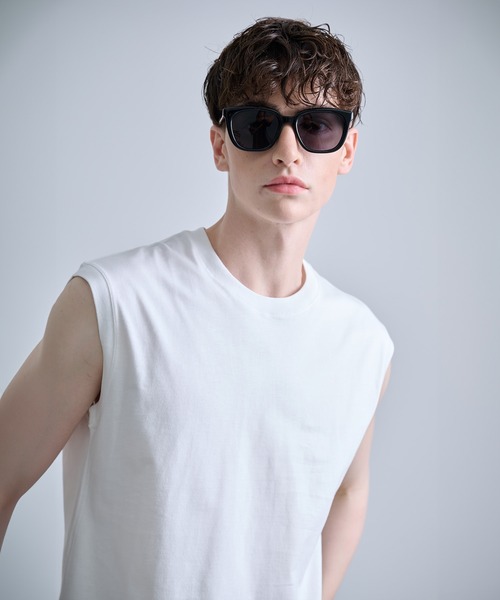 NUMBER (N)INE(ナンバーナイン)の「【NUMBER(N)INE/ナンバーナイン】WELLINGTON SUNGLASSES / アイウェア / サングラス / UVカット(サングラス・メンズ・ブラック/クリア・FREE)」の1枚目の写真