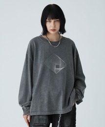 【VELNUS】Vintage Make Heavyweight Geometric T-Shirt /ヴィンテージメイクヘビーウェイトジオメトリックTシャツ(ロンT)