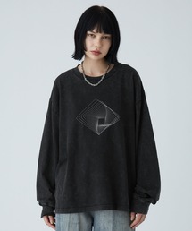 VELNUS | 【VELNUS】Vintage Make Heavyweight Geometric T-Shirt /ヴィンテージメイクヘビーウェイトジオメトリックＴシャツ(ロンT)(Tシャツ/カットソー)