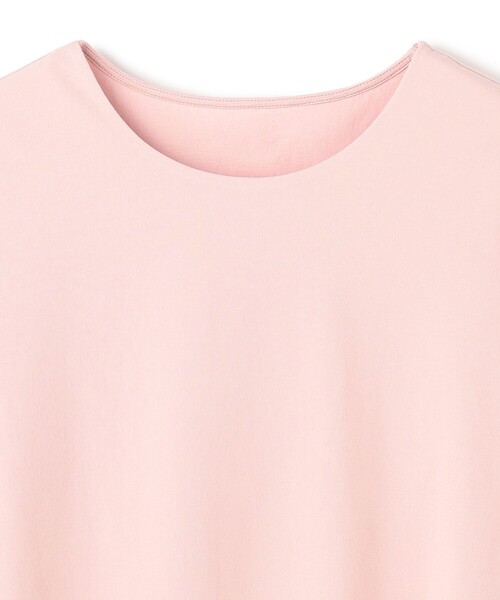 UNFILO（アンフィーロ）の「LAYERED FRONT Tシャツ（Tシャツ/カットソー・レディース・ブラック系/ホワイト系/ベージュ系/ローズ系・MEDIUM/LARGE/SMALL）」の16枚目の写真