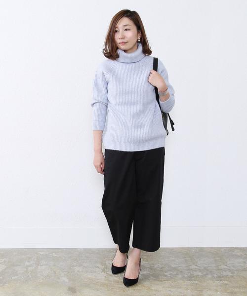 coen（コーエン）の「起毛チノガウチョパンツ2◆（その他パンツ・レディース・ブラック/オリーブ・MEDIUM/SMALL/LARGE）」の7枚目の写真