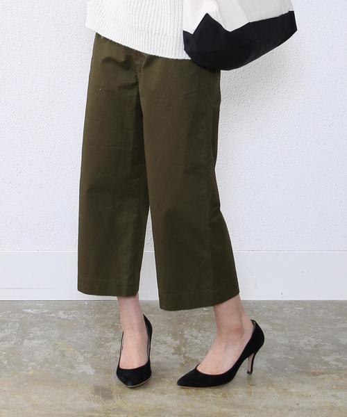 coen（コーエン）の「起毛チノガウチョパンツ2◆（その他パンツ・レディース・ブラック/オリーブ・MEDIUM/SMALL/LARGE）」の8枚目の写真