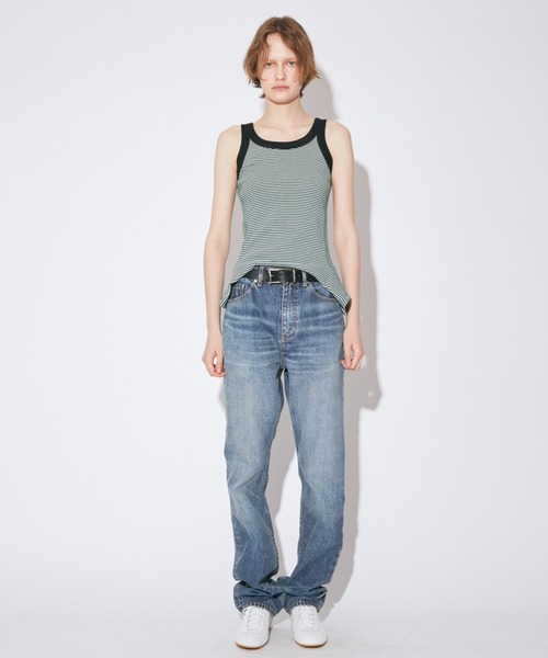 MILLER(ミラー)の「Miller double-end tank top T-shirt(Tシャツ/カットソー・レディース・ワイン/グリーン/ブラウン/ホワイト×ホワイト/イエロー/ブラック×ブラック/ブラック系/サックスブルー・38/36)」の22枚目の写真