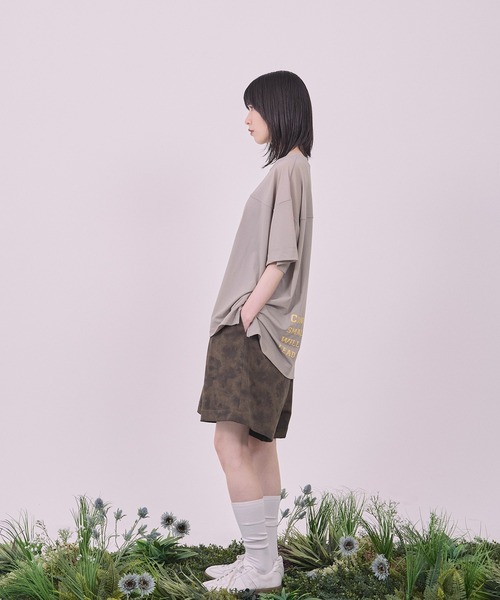 Nora Lily（ノラリリー）の「【Nora Lily】Hug Number 23 Logo Print Mesh Ease Tee（Tシャツ/カットソー・メンズ・ライトグレー/ライトブルー/ブラック・FREE）」の19枚目の写真