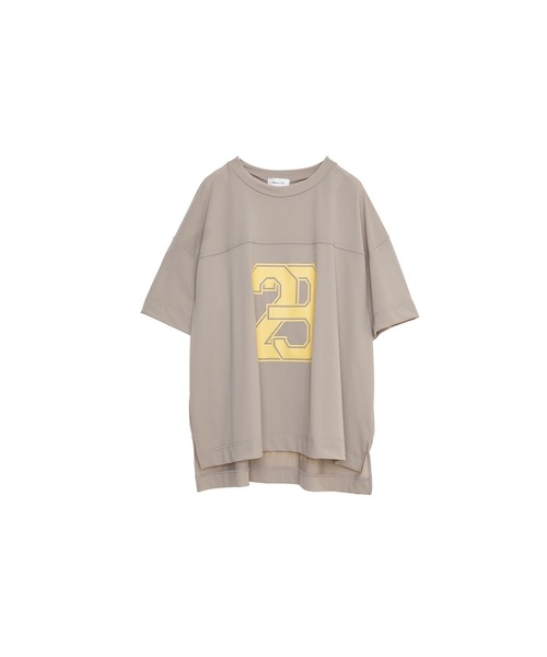 Nora Lily（ノラリリー）の「【Nora Lily】Hug Number 23 Logo Print Mesh Ease Tee（Tシャツ/カットソー・メンズ・ライトグレー/ライトブルー/ブラック・FREE）」の16枚目の写真