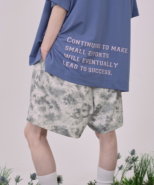 Nora Lily（ノラリリー）の「【Nora Lily】Hug Number 23 Logo Print Mesh Ease Tee（Tシャツ/カットソー・メンズ・ライトグレー/ライトブルー/ブラック・FREE）」の12枚目の写真