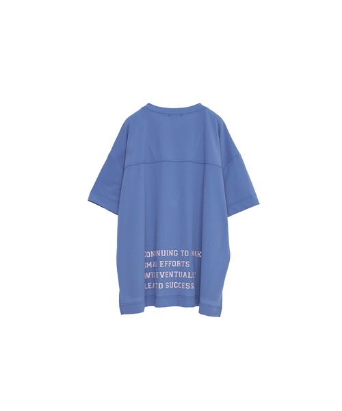 Nora Lily（ノラリリー）の「【Nora Lily】Hug Number 23 Logo Print Mesh Ease Tee（Tシャツ/カットソー・メンズ・ライトグレー/ライトブルー/ブラック・FREE）」の6枚目の写真