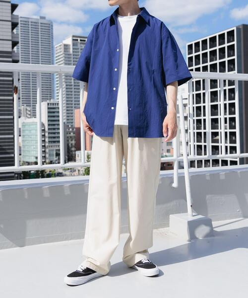 ITEMS URBANRESEARCH(アイテムズ アーバンリサーチ)の「ウェビングベルト ツイルストレートパンツ(その他パンツ・メンズ・アイボリー/ブラック/ベージュ・MEDIUM/LARGE)」の9枚目の写真