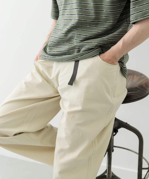 ITEMS URBANRESEARCH(アイテムズ アーバンリサーチ)の「ウェビングベルト ツイルストレートパンツ(その他パンツ・メンズ・アイボリー/ブラック/ベージュ・MEDIUM/LARGE)」の10枚目の写真