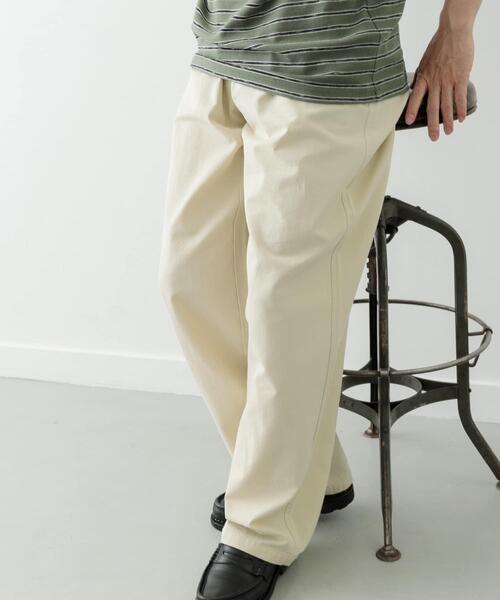 ITEMS URBANRESEARCH(アイテムズ アーバンリサーチ)の「ウェビングベルト ツイルストレートパンツ(その他パンツ・メンズ・アイボリー/ブラック/ベージュ・MEDIUM/LARGE)」の11枚目の写真