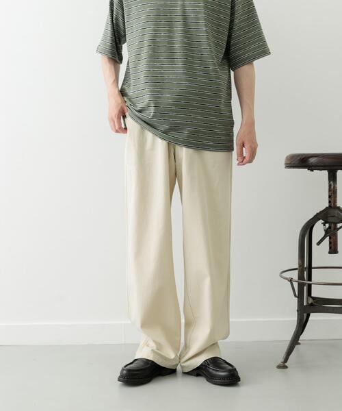 ITEMS URBANRESEARCH(アイテムズ アーバンリサーチ)の「ウェビングベルト ツイルストレートパンツ(その他パンツ・メンズ・アイボリー/ブラック/ベージュ・MEDIUM/LARGE)」の13枚目の写真