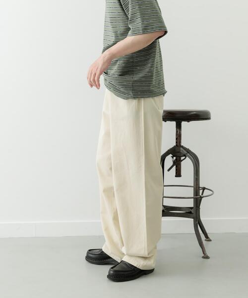 ITEMS URBANRESEARCH(アイテムズ アーバンリサーチ)の「ウェビングベルト ツイルストレートパンツ(その他パンツ・メンズ・アイボリー/ブラック/ベージュ・MEDIUM/LARGE)」の15枚目の写真