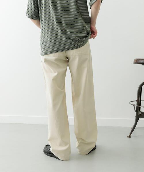 ITEMS URBANRESEARCH(アイテムズ アーバンリサーチ)の「ウェビングベルト ツイルストレートパンツ(その他パンツ・メンズ・アイボリー/ブラック/ベージュ・MEDIUM/LARGE)」の16枚目の写真