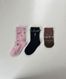 ANY（エニィ）の「【3点セット】ソックス （おやつ）（ソックス/靴下・キッズ）」