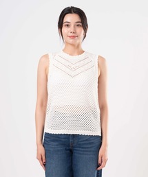 タンクトップ ノースリーブ Levi's/リーバイス ADRIENNE クロシェット タンクトップ レディース ADRIENNE クロシェット タンクトップ – リーバイス®公式