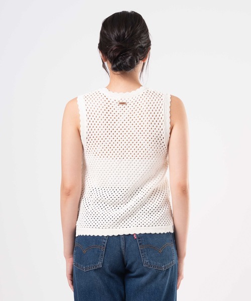 Levi's(リーバイス)の「Levi's/リーバイス ADRIENNE クロシェット タンクトップ(タンクトップ・レディース・ホワイト・XS/S/M)」の10枚目の写真