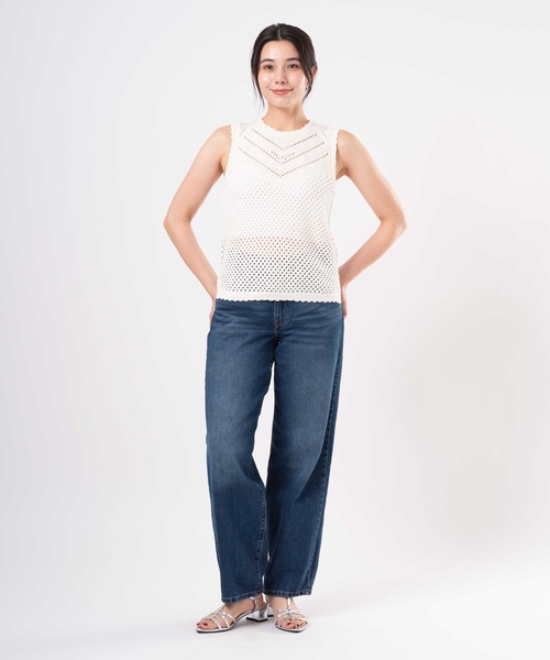 Levi's(リーバイス)の「Levi's/リーバイス ADRIENNE クロシェット タンクトップ(タンクトップ・レディース・ホワイト・XS/S/M)」の11枚目の写真