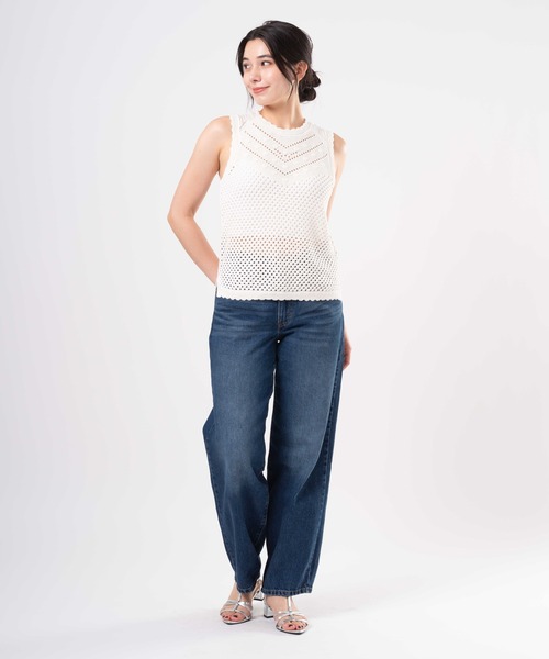 Levi's(リーバイス)の「Levi's/リーバイス ADRIENNE クロシェット タンクトップ(タンクトップ・レディース・ホワイト・XS/S/M)」の12枚目の写真
