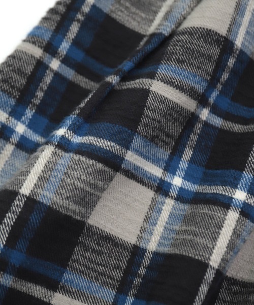 D.M.G.（ドミンゴ）の「[D.M.G. / ディーエムジー]スラブチェック起毛 タックフレアスカート（スカート・レディース・グレー系その他・FREE）」の7枚目の写真