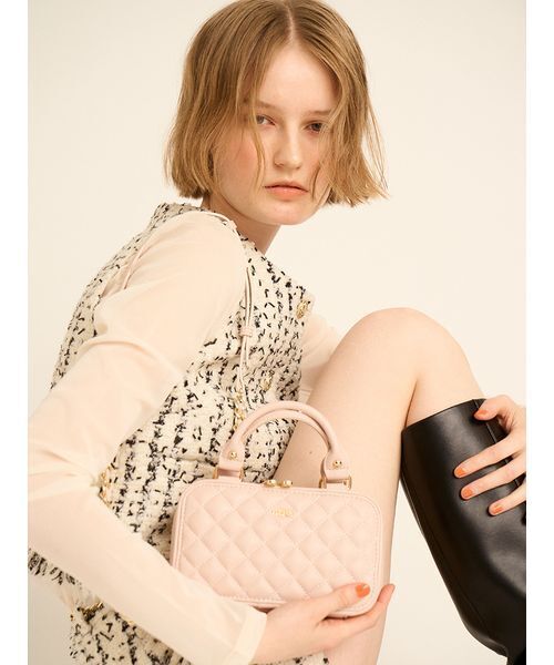 FURFUR(ファーファー)の「ツイードベスト(ベスト・レディース・ピンク/アイボリー/ブラック・F)」の11枚目の写真