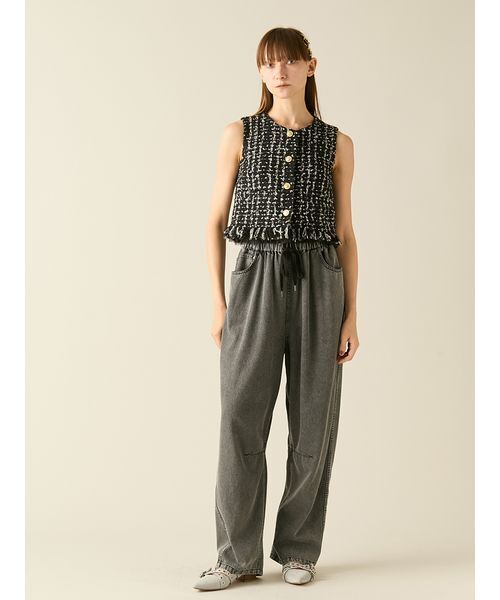 FURFUR(ファーファー)の「ツイードベスト(ベスト・レディース・ピンク/アイボリー/ブラック・F)」の16枚目の写真