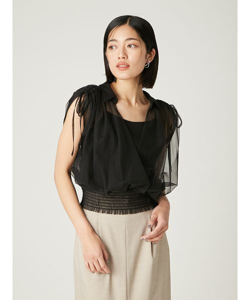 コムデギャルソン チュール ドッキング カットソー　Tシャツ チュールドッキングカシュクールカットソー（Tシャツ/カットソー