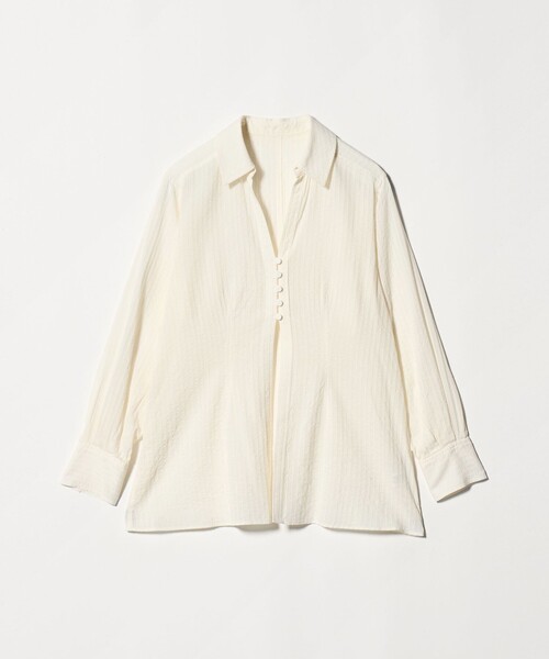 SEASONAL COLLECTION＞ドビー シャツ（シャツ/ブラウス）｜green