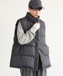 ★新品未使用　BARNYARDSTORM ダウンベスト 黒　2ポケット STONE ISLAND shadow project(ストーンアイランドシャドウ