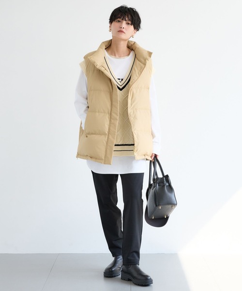 新品未使用　2024冬　バンヤードストーム　ダウンベスト ベージュ BARNYARDSTORM（バンヤードストーム）の「BARNYARDSTORM / 【WEB限定