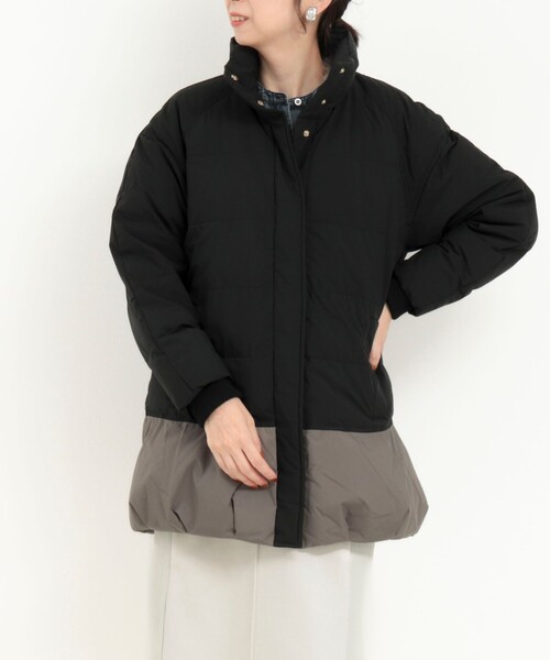MICO COULIER(ミコクリエ)の「エアリースタンドミドルピュアダウンジャケット(ダウンジャケット/コート・レディース・ブラック系その他/ホワイト系その他・38)」の14枚目の写真