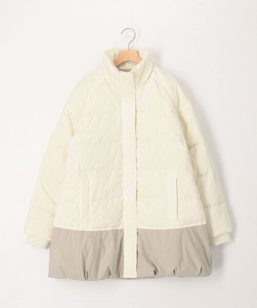 MICO COULIER(ミコクリエ)の「エアリースタンドミドルピュアダウンジャケット(ダウンジャケット/コート・レディース・ブラック系その他/ホワイト系その他・38)」の17枚目の写真