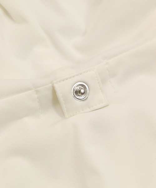 Picone CLUB（ピッコーネクラブ）の「フード付きジップベスト（ベスト・レディース・ホワイト/ブラック・L/M/S）」の10枚目の写真