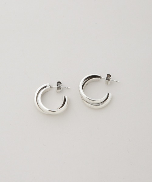 PHILIPPE AUDIBERT（フィリップ オーディベール）の「PHILIPPE AUDIBERT/Leoville pm earrings silver（ピアス（両耳用）・レディース・シルバー・FREE）」の2枚目の写真