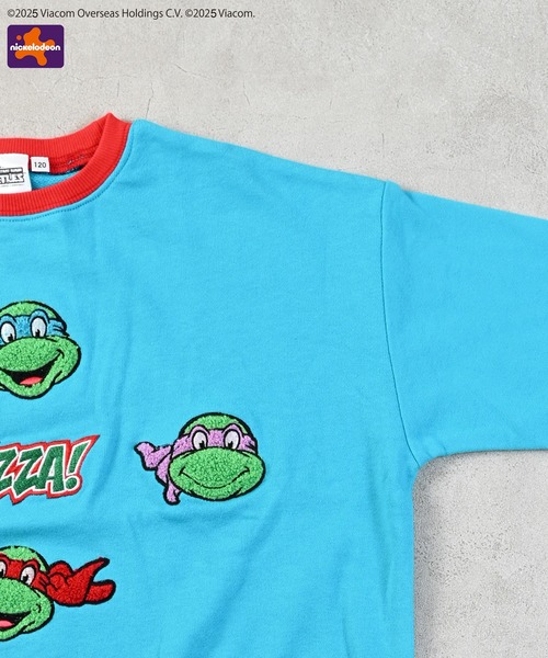 MARKEY'S（マーキーズ）の「【Teenage Mutant Ninja Turtles/ミュータントタートルズ】別注モチーフトレーナー（スウェット・キッズ・チャコール/ターコイズブルー・80/90/100/110/120/130/140/150）」の21枚目の写真