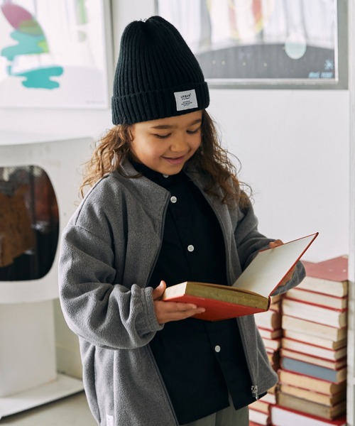 GENERATOR(ジェネレーター)の「GENERATOR/ジェネレーター フリーススタンドカラーJK(その他アウター・キッズ・キャメル/トップグレー/ブラック・XL/L/M)」の2枚目の写真