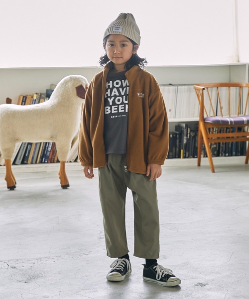GENERATOR(ジェネレーター)の「GENERATOR/ジェネレーター フリーススタンドカラーJK(その他アウター・キッズ・キャメル/トップグレー/ブラック・XL/L/M)」の7枚目の写真