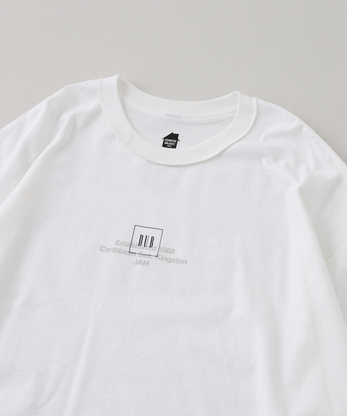 is-ness(イズネス)の「ISNESS MUSIC / イズネス ミュージック DUB EST L/SLEEVE T-SHIRT(Tシャツ/カットソー・メンズ・ブラック/ホワイト・FREE)」の4枚目の写真