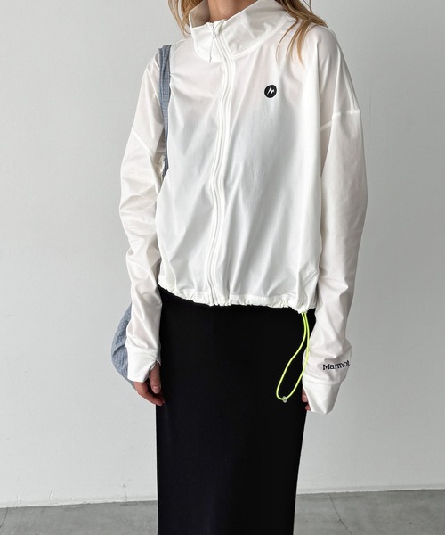 CANAL JEAN(キャナルジーン)の「Marmot Ws Mt.RashGuard Full-Zip(その他アウター・レディース・チャコールグレー/ホワイト・MEDIUM)」の2枚目の写真