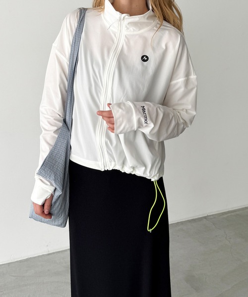 CANAL JEAN(キャナルジーン)の「Marmot Ws Mt.RashGuard Full-Zip(その他アウター・レディース・チャコールグレー/ホワイト・MEDIUM)」の3枚目の写真
