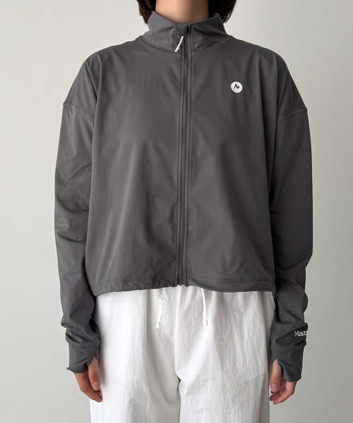 CANAL JEAN(キャナルジーン)の「Marmot Ws Mt.RashGuard Full-Zip(その他アウター・レディース・チャコールグレー/ホワイト・MEDIUM)」の9枚目の写真