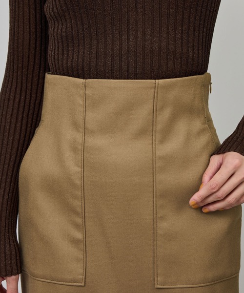 ROPE'（ロペ）の「[美人スカート]ウールレーヨンポケット付きタイトスカート(無地)/イージーケア・セットアップ対応（スカート・レディース・ベージュ/ブラック・36/38/40）」の17枚目の写真
