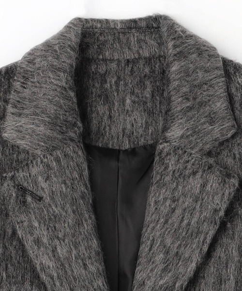 Grand PARK（グランドパーク）の「シャギーショートコート（その他アウター・レディース・チャコールグレー/ダークグレー・FREE）」の10枚目の写真