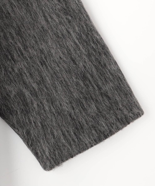 Grand PARK（グランドパーク）の「シャギーショートコート（その他アウター・レディース・チャコールグレー/ダークグレー・FREE）」の9枚目の写真