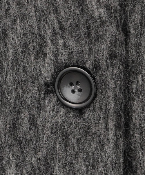 Grand PARK（グランドパーク）の「シャギーショートコート（その他アウター・レディース・チャコールグレー/ダークグレー・FREE）」の5枚目の写真