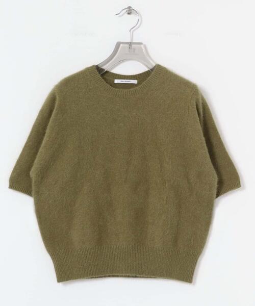 URBAN RESEARCH（アーバンリサーチ）の「FOX/CASHMEREハーフスリーブニット（ニット/セーター・レディース・ネイビー/カーキ/オフホワイト・FREE）」の21枚目の写真