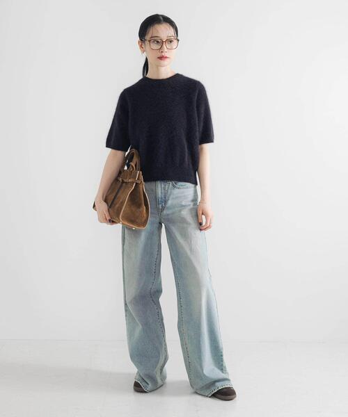 セール】FOX/CASHMEREハーフスリーブニット（ニット/セーター）｜URBAN