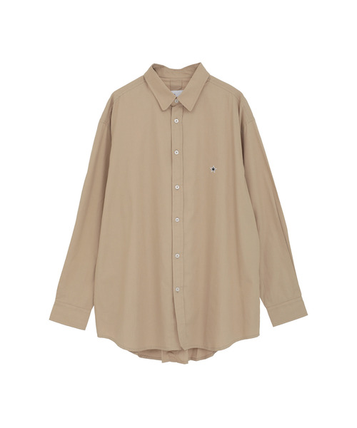 CONVERSE TOKYO(コンバーストウキョウ)の「STAR★ ONEPOINT OVERSIZED SHIRT(シャツ/ブラウス・レディース・ブルー/ベージュ/ホワイト/サックスブルー/ブラック・FREE)」の3枚目の写真