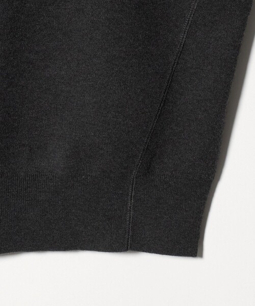 ソフトコットン Vネック スムース ニットプルオーバー ウォッシャブル