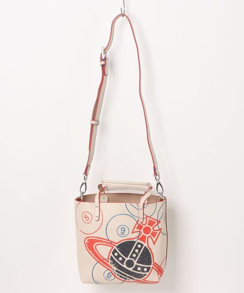 美品　Vivienne Westwood トートバッグ　コットン　総柄　オーブ 美品 Vivienne Westwood トートバッグ コットン 総柄 オーブ